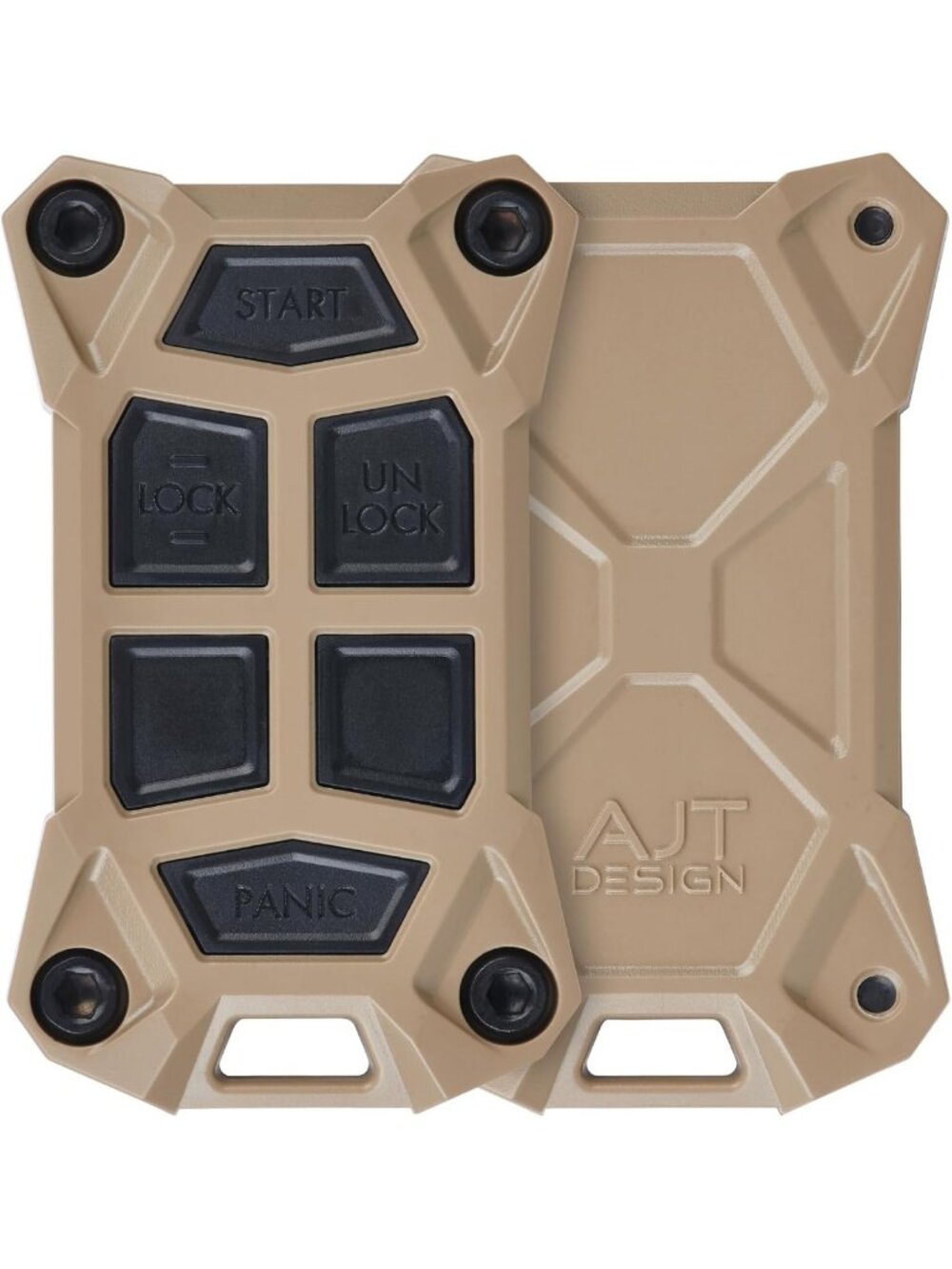Replacement Key Fob Case for Chevy Silverado, GMC Sierra, Tahoe, Yukon - Tan